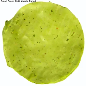 Small Green Chili Masala Chana Papad